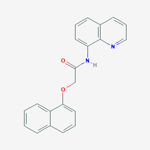 2-naphthalen-1-yloxy-N-quinolin-8-ylacetamide