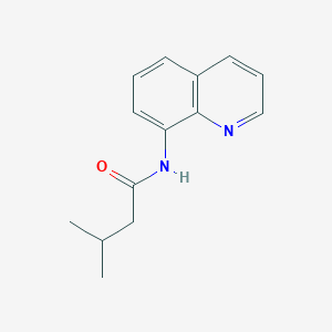 3-methyl-N-quinolin-8-ylbutanamide