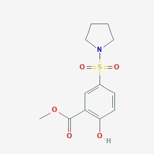 Methyl 2-hydroxy-5-(pyrrolidine-1-sulfonyl)benzoate