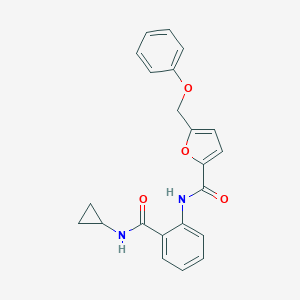 N-{2-[(cyclopropylamino)carbonyl]phenyl}-5-(phenoxymethyl)-2-furamide