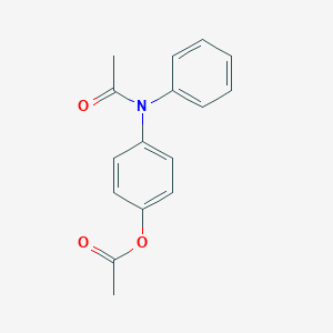 molecular formula C16H15NO3 B353665 [4-(N-acetylanilino)phenyl] acetate CAS No. 16882-88-5