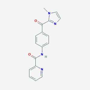 B353681 N-{4-[(1-methyl-1H-imidazol-2-yl)carbonyl]phenyl}pyridine-2-carboxamide CAS No. 924110-53-2