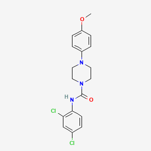 molecular formula C18H19Cl2N3O2 B3537924 N-(2,4-dichlorophenyl)-4-(4-methoxyphenyl)piperazine-1-carboxamide 