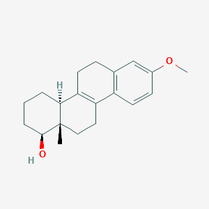 molecular formula C20H26O2 B035383 1,2,3,4,4a,5,6,11,12,12a-Decahydro-8-methoxy-12a-methyl-1-chrysenol CAS No. 19882-46-3
