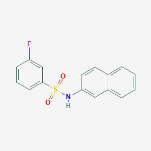 3-fluoro-N-(2-naphthyl)benzenesulfonamide