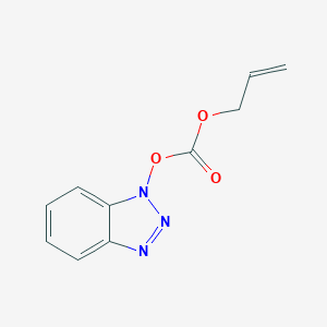 molecular formula C10H9N3O3 B035389 Benzotriazol-1-yl Prop-2-enyl Carbonate CAS No. 102423-16-5