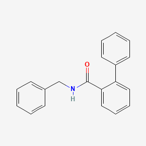molecular formula C20H17NO B3538914 N-benzyl-2-phenylbenzamide CAS No. 102078-75-1