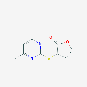 3-(4,6-Dimethylpyrimidin-2-yl)sulfanyloxolan-2-one