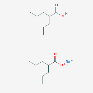 molecular formula C16H31NaO4 B000354 Divalproex sodium CAS No. 76584-70-8