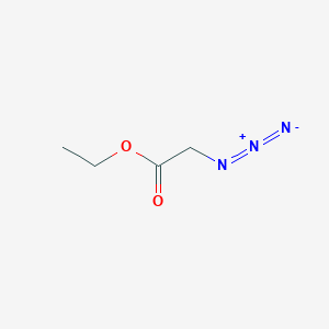 molecular formula C4H7N3O2 B035409 叠氮乙酸乙酯 CAS No. 637-81-0