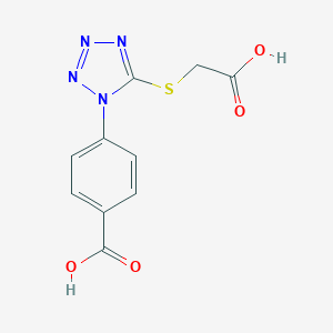 molecular formula C10H8N4O4S B354170 4-{5-[(carboxymethyl)sulfanyl]-1H-tetraazol-1-yl}benzoic acid CAS No. 1091584-82-5