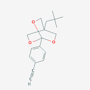 2,6,7-Trioxabicyclo(2.2.2)octane, 4-(2,2-dimethylpropyl)-1-(4-ethynylphenyl)-