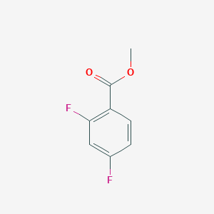 molecular formula C8H6F2O2 B035433 Methyl 2,4-difluorobenzoate CAS No. 106614-28-2