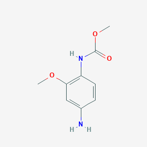 molecular formula C9H12N2O3 B354332 Methyl (4-amino-2-methoxyphenyl)carbamate CAS No. 104478-98-0