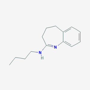 molecular formula C14H20N2 B035435 N-butyl-4,5-dihydro-3H-1-benzazepin-2-amine CAS No. 102146-93-0