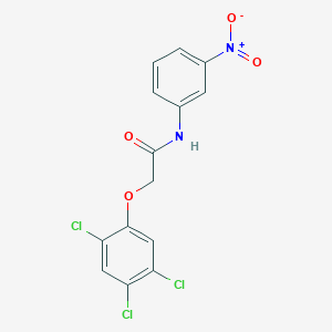 molecular formula C14H9Cl3N2O4 B3543764 N-(3-nitrophenyl)-2-(2,4,5-trichlorophenoxy)acetamide 