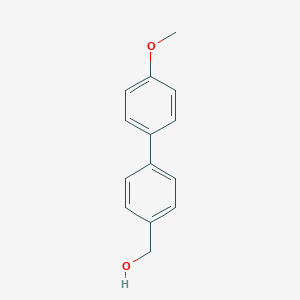 molecular formula C14H14O2 B354417 (4'-Methoxy[1,1'-biphenyl]-4-yl)methanol CAS No. 20854-60-8