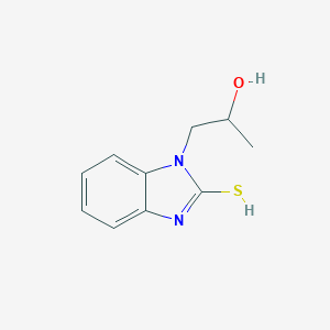 molecular formula C10H12N2OS B354435 1-(2-Hydroxypropyl)-1,3-dihydro-2H-benzimidazole-2-thione CAS No. 87215-72-3