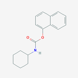 molecular formula C17H19NO2 B035450 naphthalen-1-yl N-cyclohexylcarbamate CAS No. 101192-00-1