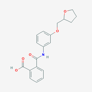 2-{[3-(Tetrahydro-2-furanylmethoxy)anilino]-carbonyl}benzoic acid