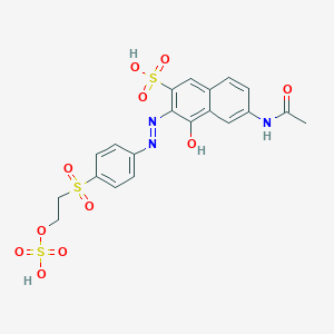 molecular formula C20H19N3O11S3 B035452 Reactive orange CAS No. 109603-48-7