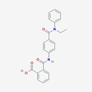 2-({4-[(Ethylanilino)carbonyl]anilino}carbonyl)-benzoic acid