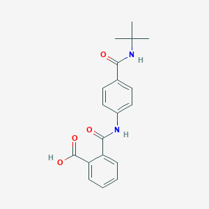 2-({4-[(Tert-butylamino)carbonyl]anilino}carbonyl)benzoic acid