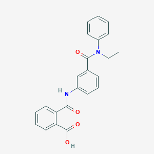 2-({3-[(Ethylanilino)carbonyl]anilino}carbonyl)-benzoic acid