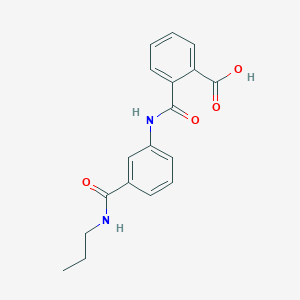 2-({3-[(Propylamino)carbonyl]anilino}carbonyl)-benzoic acid