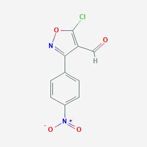 3-(4-Nitrophenyl)-5-chloroisoxazole-4-carbaldehyde