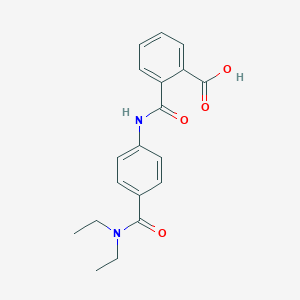 2-({4-[(Diethylamino)carbonyl]anilino}carbonyl)-benzoic acid