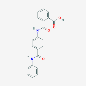 2-({4-[(Methylanilino)carbonyl]anilino}carbonyl)-benzoic acid