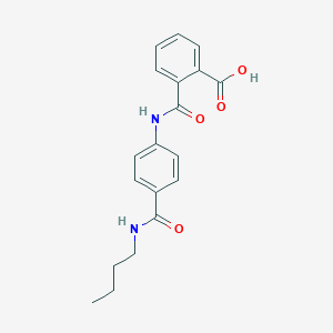 2-({4-[(Butylamino)carbonyl]anilino}carbonyl)-benzoic acid
