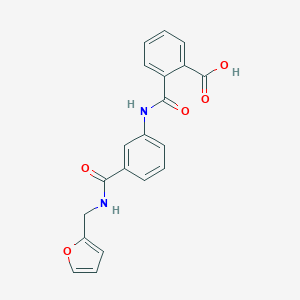 2-[(3-{[(2-Furylmethyl)amino]carbonyl}anilino)-carbonyl]benzoic acid