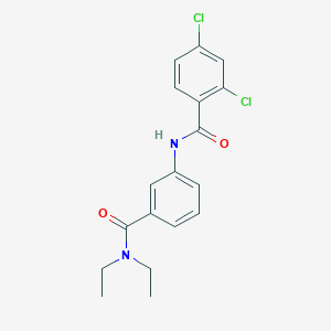 2,4-dichloro-N-{3-[(diethylamino)carbonyl]phenyl}benzamide