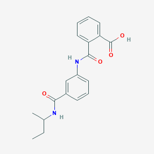 molecular formula C19H20N2O4 B354596 2-({3-[(Sec-butylamino)carbonyl]anilino}carbonyl)-benzoic acid CAS No. 940480-40-0