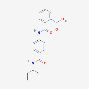 molecular formula C19H20N2O4 B354599 2-({4-[(Sec-butylamino)carbonyl]anilino}carbonyl)-benzoic acid CAS No. 940487-85-4