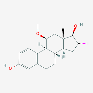 molecular formula C19H25IO3 B035467 11-Methoxy-16-iodoestradiol CAS No. 104842-16-2