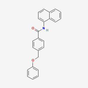 molecular formula C24H19NO2 B3546708 N-1-naphthyl-4-(phenoxymethyl)benzamide 