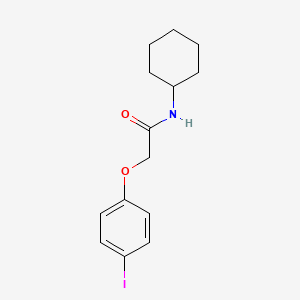 molecular formula C14H18INO2 B3546945 N-cyclohexyl-2-(4-iodophenoxy)acetamide 