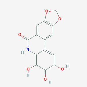 molecular formula C14H13NO6 B035470 Lycoricidine CAS No. 19622-83-4