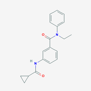 B354714 3-[(cyclopropylcarbonyl)amino]-N-ethyl-N-phenylbenzamide CAS No. 940459-06-3