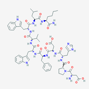 molecular formula C67H87N15O14 B035494 (D-Pro2,D-Trp6,8,Nle10)-Neurokinin B 