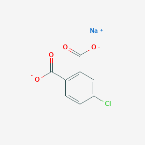 molecular formula C8H5ClNaO4 B035496 Sodium 2-carboxy-4-chlorobenzoate CAS No. 56047-23-5