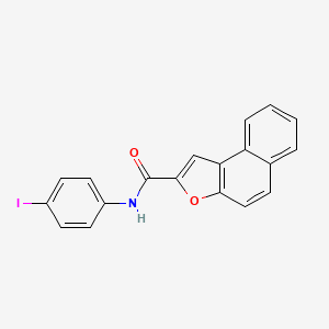 molecular formula C19H12INO2 B3551099 N-(4-iodophenyl)naphtho[2,1-b]furan-2-carboxamide 