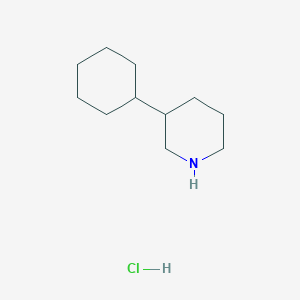 molecular formula C11H22ClN B035523 3-Cyclohexylpiperidine hydrochloride CAS No. 19734-67-9