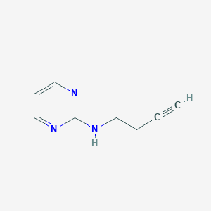 molecular formula C8H9N3 B035529 N-But-3-ynylpyrimidin-2-amine CAS No. 111097-54-2