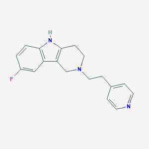molecular formula C18H18FN3 B035531 Carvotroline CAS No. 107266-08-0