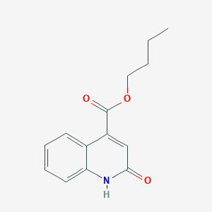 molecular formula C14H15NO3 B355314 butyl 2-oxo-1H-quinoline-4-carboxylate CAS No. 39497-04-6
