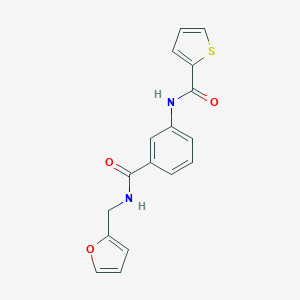 N-(3-{[(2-furylmethyl)amino]carbonyl}phenyl)-2-thiophenecarboxamide